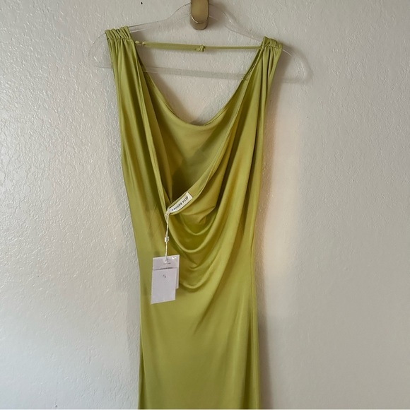 New Asta Resort Chloe Dress in Chartreuse size S - Picture 9 of 11